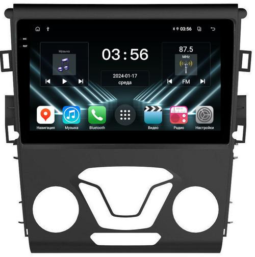 Магнитола для Ford Mondeo 5 2015-2019 - FarCar DX377M монитор 9.5" IPS на Android 13, 4+64Гб, CarPlay