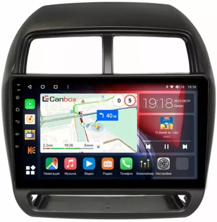 Магнитола для Mitsubishi ASX 2017+ - Canbox 10-1530 Qled, Android 10, ТОП процессор, SIM-слот