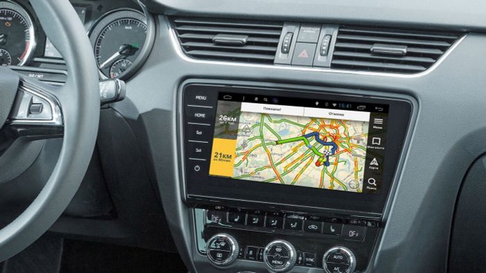 Навигационный блок для Skoda Octavia 2013-2020 A7 - Kuberg DZ-218 на Android 9.0, 2Гб-32Гб, 4G-SIM