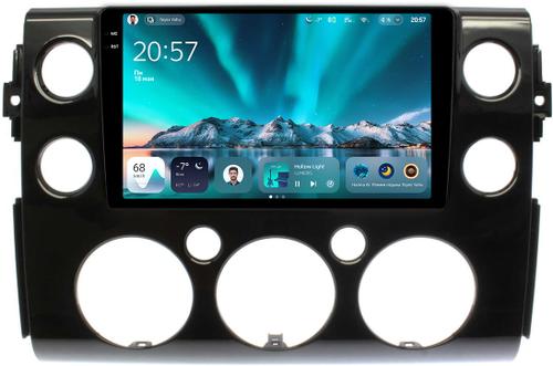 Магнитола для Toyota FJ Cruiser 2005-2022 (рамка черная) - Teyes CC4 монитор 9.2" 2K QLED на Android 14, Snapdragon 680, DSP, CarPlay, 4G SIM-слот