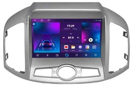 Магнитола для Chevrolet Captiva 2011-2015 (перенос БК вниз) - Parafar PF046T2LUX1RN2K на Android 13, QLED+2K, ТОП процессор, 4Гб+32Гб, CarPlay, 4G SIM-слот