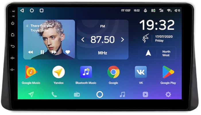 Магнитола для Mitsubishi Eclipse Cross (Китай/Азия) - Teyes CC2 PLUS Android 10, ТОП процессор, 4-64, SIM-слот