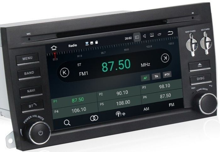 Магнитола для Porsche Cayenne 955/957 2002-2009 - Kuberg MKD-7015-S10 Android 12, ТОП процессор, 4Гб+64Гб, CarPlay, 4G SIM-слот