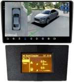 Магнитола для Opel Astra H (перенос БК вниз, черная) - Teyes CC3-2K-360 на Android 10, 2K QLED, 6/128Гб, CarPlay, 4G SIM-слот, 4 камеры в комплекте