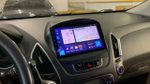 Магнитола для Hyundai iХ35, Tucson 2 2009-2015 (без штатного усилителя) - Teyes CC2 PLUS монитор 9" QLED на Android 10, ТОП процессор, 4Гб+64Гб, 4G SIM-слот