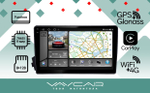 Магнитола для SsangYong Actyon 2005-2010, Kyron, Actyon Sports 2006-2016 - Vaycar VA69-0158-2K на Android 13, 8-ядер, 2K QLED, ТОП процессор, CarPlay, 4G SIM-слот