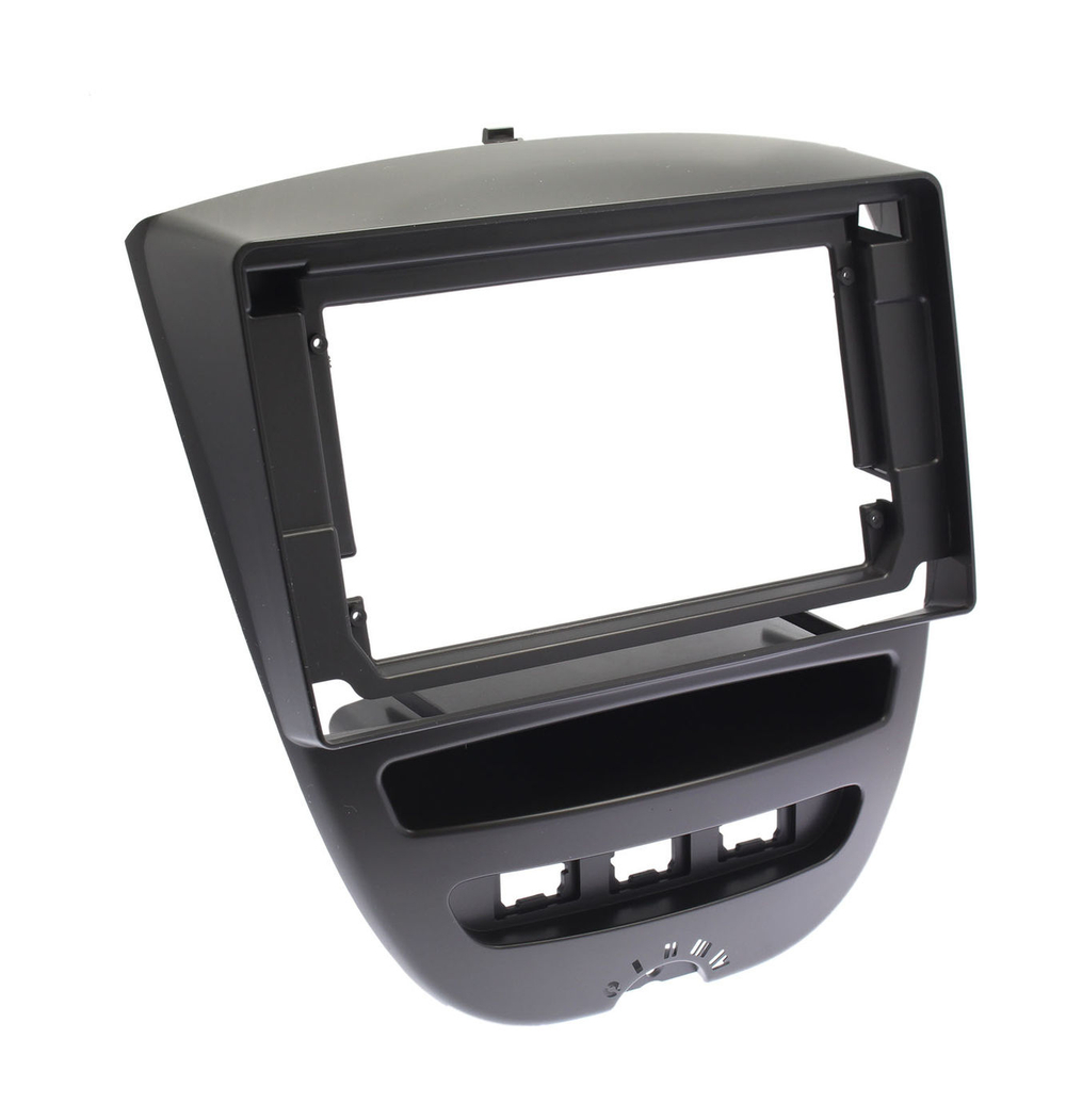 Комплект рамки с разъёмами 10"+can Citroen C1, Peugeot 107