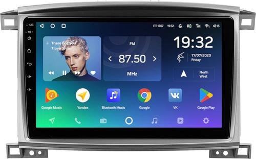 Магнитола для Toyota Land Cruiser 100, Lexus LX470 2002-2007 (экран климата снизу) - Teyes CC2 PLUS Android 10, ТОП процессор, 4-64, SIM-слот