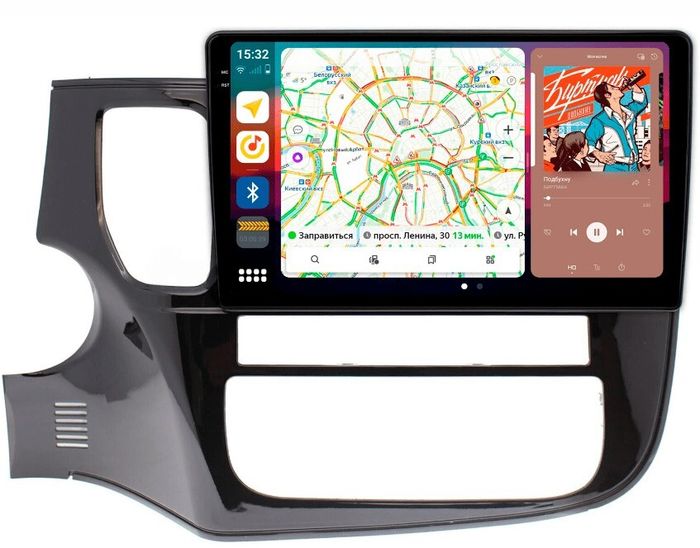 Магнитола для Mitsubishi Outlander 3 2012-2022 - Kuberg OL-1633 QLed+2K, Android 12, TS10, CarPlay, 4G SIM-слот