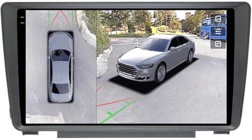 Магнитола для Skoda Octavia A5 2004-2013, Yeti (в штатную рамку) - Teyes CC3-2K-360 на Android 10, 2K QLED, 6Гб+128Гб, CarPlay, 4G SIM-слот, 4 камеры в комплекте