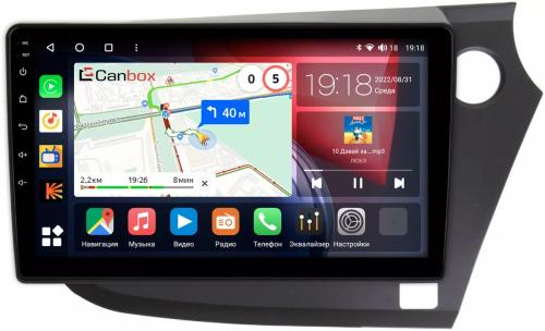Магнитола для Honda Insight 2 2009-2014 (правый руль) - Canbox 9-304 Qled, Android 10, Быстрая, SIM-слот