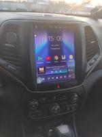 Магнитола для Jeep Cherokee 2014-2023 - Teyes TPRO 2 монитор 9.7" QLED в стиле "Тесла" на Android 10, Быстрая, 4G SIM-слот