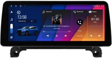 Магнитола для Peugeot 3008, 4008, 5008 2016-2024 - Canbox H-Line 0075 монитор 12.3" QLED в стиле BMW на Android 10, ТОП-процессор, CarPlay, 4G SIM-слот