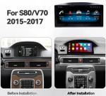 Магнитола для Volvo S80 2015-2016 (рестайлинг) - Kuberg JT-V8008 на Android 10, Быстрая, CarPlay