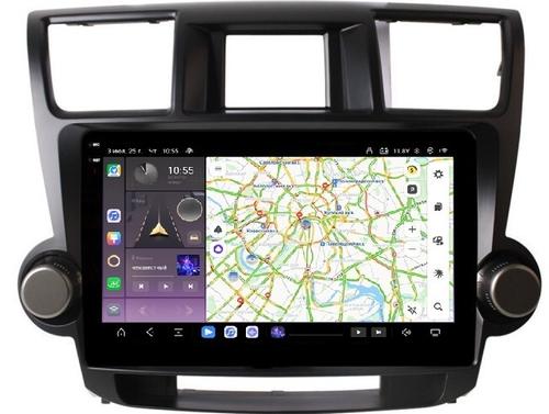 Магнитола для Toyota Highlander 2 2007-2013 XU40 - Kuberg OL-1431-1 (крутилки декоративные) QLed+2K, Android 13, TS20, CarPlay, 4G SIM-слот