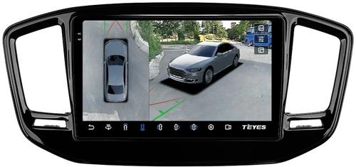 Магнитола для Geely Emgrand X7 2019-2021 - Teyes CC3-2K-360 на Android 10, 2K QLED, 6Гб+128Гб, CarPlay, 4G SIM-слот, 4 камеры в комплекте