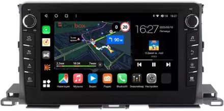 Магнитола для Toyota Highlander 3 2014-2020 - Canbox 1035 Android 10, ТОП процессор, CarPlay, 4G SIM-слот