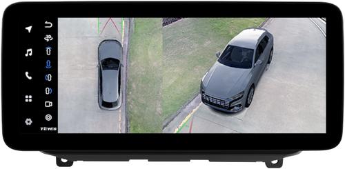 Магнитола для Hyundai Santa Fe 4 2018-2020 - Teyes LUX ONE 360 монитор 12.3", Android 10, ТОП процессор, CarPlay, 4G SIM-слот, 6/128 ГБ, 4 камеры в комплекте