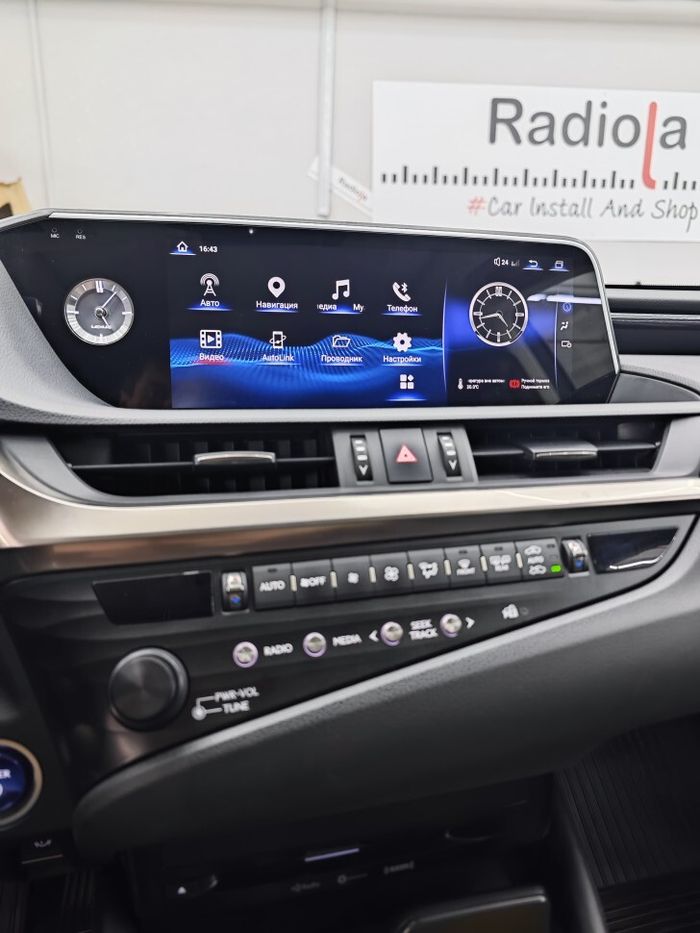 Магнитола для Lexus ES 2018-2021 (тачпад) - RDL-LEX-ES18 монитор 12.3" на Android 13, 8Гб+128Гб, CarPlay, 4G SIM-слот