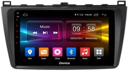 Магнитола для Mazda 6 2007-2012 (GH) - Kuberg OL-9506 IPS, Android 10, 8 ядер (TS18), 4G SIM-слот