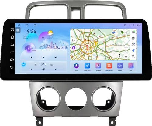 Магнитола для Subaru Forester 2 SG 2002-2007 - FarCar монитор 12.3" 2K QLED на Android 14, TS10, CarPlay, 4G SIM-слот