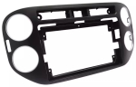 Магнитола для Volkswagen Tiguan 1 2011-2016 (аварийка прямоугольная, рамка чёрная) - FarCar 489M монитор 9.5" QLED на Android 14, TS18, CarPlay, 4G SIM-слот