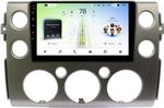 Магнитола для Toyota FJ Cruiser 2005-2022 (рамка серая) - Teyes CC4L монитор 9" IPS на Android 14, Быстрая, Snapdragon 662, CarPlay, 4G SIM-слот
