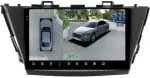 Магнитола для Toyota Prius Alpha 40 2011-2014 (правый руль) - FarCar BX9-360-9533 монитор 9.5" 2K QLED на Android 13, Быстрая, CarPlay, 4G SIM-слот, 4 камеры в комплекте