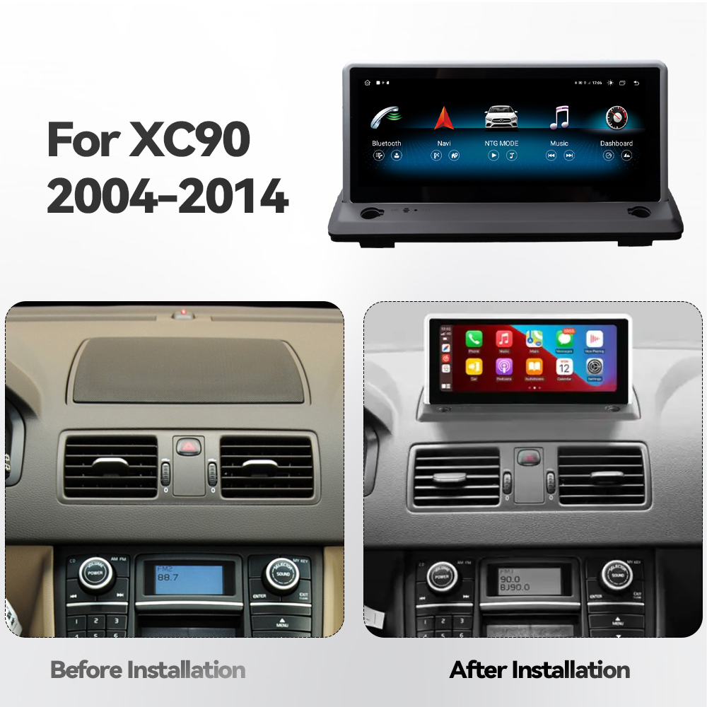 Магнитола для Volvo XC90 2006-2014 - Kuberg JT-V8005 экран 8.8", Android 10, ТОП процессор, 4Гб-64Гб