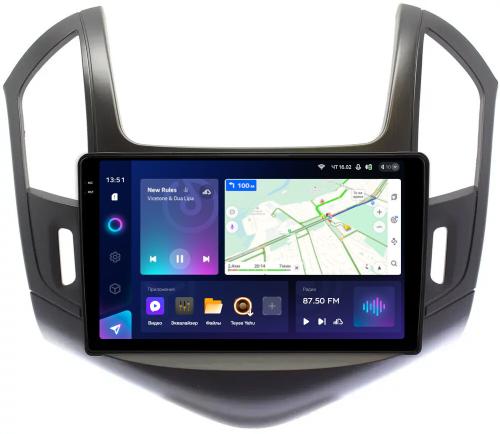 Магнитола для Chevrolet Cruze 1 2012-2015 (рамка черная) - Teyes CC3-2K QLed Android 10, ТОП процессор, SIM-слот, CarPlay