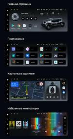 Магнитола для Toyota Land Cruiser 200 2012-2015 (климат на ШГУ) - Teyes LUX ONE ROUND монитор 12.3" 2K QLED на Android 10, CarPlay, 4G SIM-слот