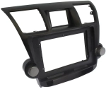 Магнитола для Toyota Highlander 2 XU40 2007-2013 (крутилки декоративные) - FarCar XXL035M монитор 10.36" 2K QLED на Android 14, TS20, 8+256Гб, CarPlay, 4G SIM-слот