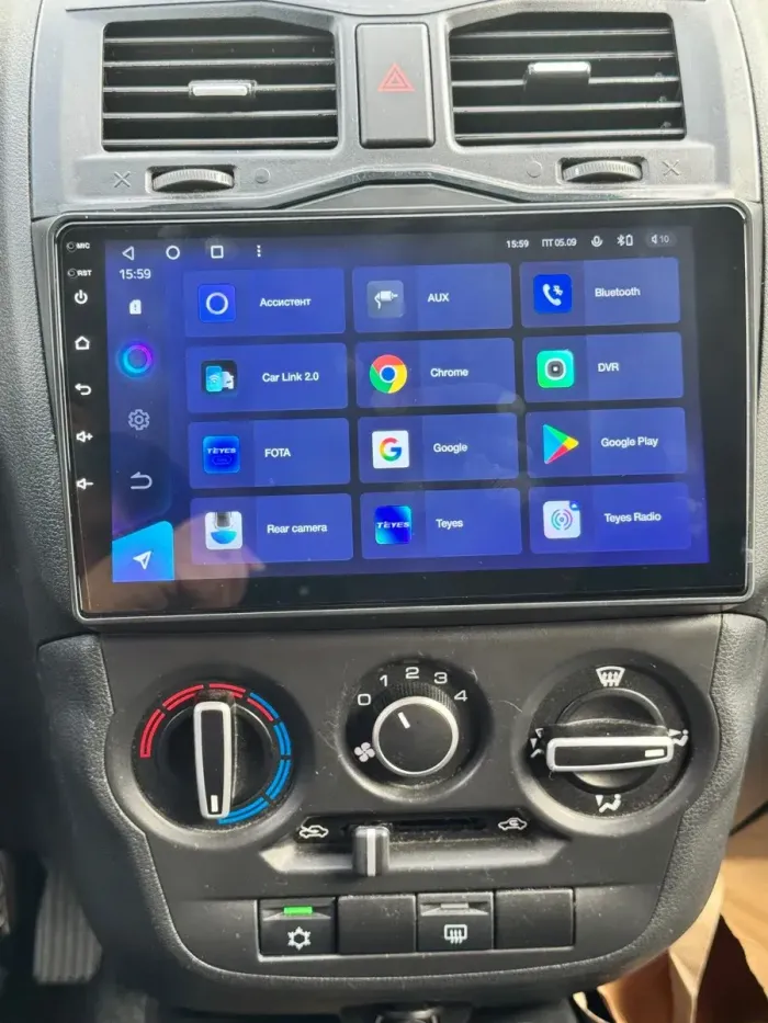 Магнитола для Lada Granta 2018-2024+ - FarCar S400-TS18 монитор 9.5" QLED на Android 14, CarPlay, 4G SIM-слот