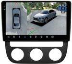 Магнитола для Volkswagen Jetta 5 2005-2010 (климат 1) - FarCar BX3228M-360 монитор 10.36" 2K QLED на Android 13, Быстрая, CarPlay, 4G SIM-слот, 4 камеры в комплекте