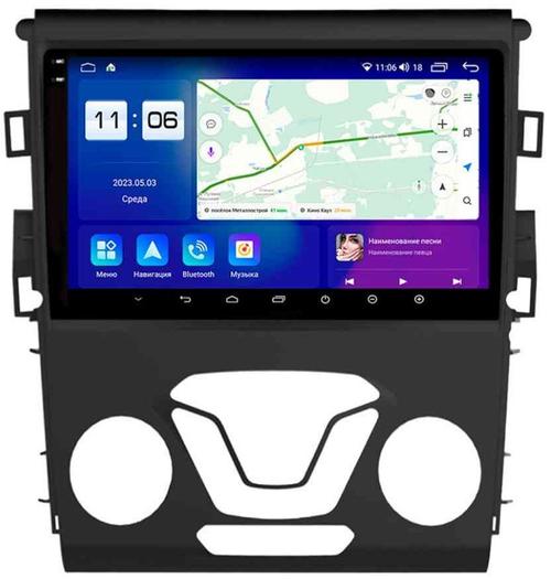 Магнитола для Ford Mondeo 5 2015-2019 - Parafar PF966RN2K на Android 13, QLED+2K, ТОП процессор, 4Гб+32Гб, CarPlay, 4G SIM-слот