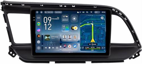 Магнитола для Hyundai Elantra 6 2018-2020 (без штатной КЗВ) - Teyes CC4-PRO монитор 9.5" 2K QLED на Android 13, Snapdragon 778G, ИИ, CarPlay, DSP, 4G SIM-слот