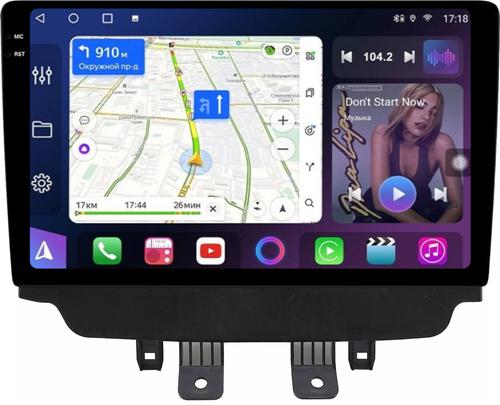 Магнитола для Mazda CX-3 2014-2023 (монохром) - FarCar BM10-2K-9599A монитор 10.36" 2K QLED на Android 14, TS10, 4+32Гб, CarPlay, 4G SIM-слот