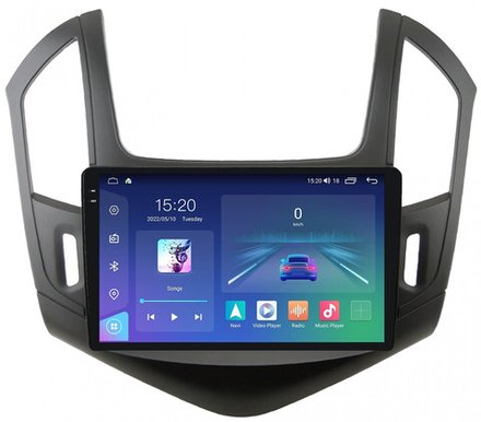 Магнитола для Chevrolet Cruze 2012-2015 - Parafar PF261U2K на Android 13, QLED+2K, ТОП процессор, 8Гб+128Гб, CarPlay, 4G SIM-слот