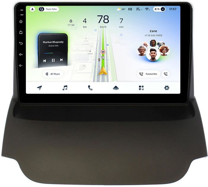 Магнитола для Ford EcoSport 2014-2017 - Teyes CC4L монитор 9" IPS на Android 14, Snapdragon 662, CarPlay, 4G SIM-слот