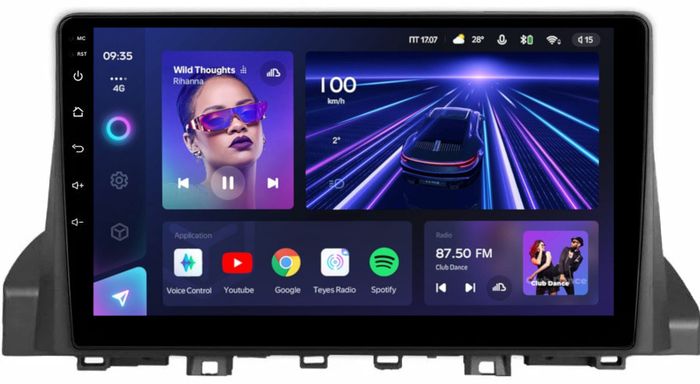 Магнитола для Москвич 3 и JAC JS4 2022-2024 - Teyes CC3 Android 10, ТОП процессор, 4/32 Гб, CarPlay, SIM-слот