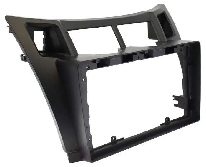 Магнитола для Toyota Vitz 2, Yaris 2 2005-2011 (рамка черная) - FarCar BM3022M монитор 9.5" QLED на Android 14, TS10, 4+32Гб, CarPlay, 4G SIM-слот