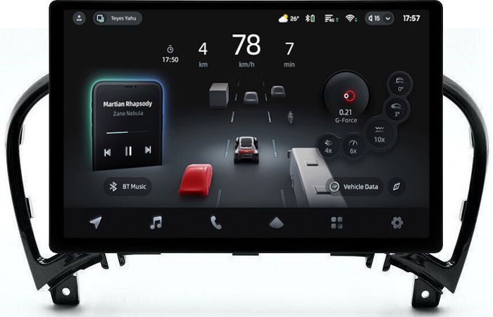 Магнитола для Nissan Juke 2011-2019 - Teyes CC4-PRO монитор 13" 2K QLED на Android 13, Snapdragon 778G, ИИ, CarPlay, DSP, 4G SIM-слот