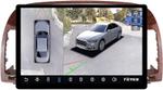 Магнитола для Toyota Camry 30 2001-2006 (рамка дерево 1) - Teyes CC3-2K-360 монитор 13" 2K QLED на Android 10, Быстрая, CarPlay, 4G SIM-слот, 4 камеры в комплекте