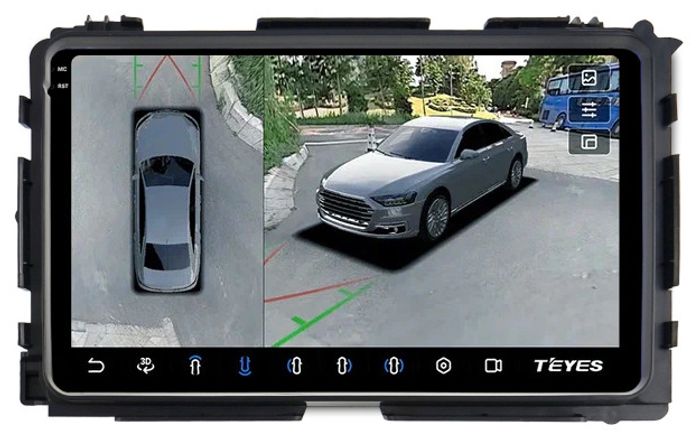 Магнитола для Honda Vezel 2013-2021 - Teyes CC3-2K-360 на Android 10, 2K QLED, 6Гб+128Гб, CarPlay, 4G SIM-слот, 4 камеры в комплекте