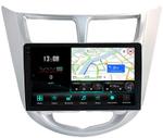 Магнитола для Hyundai Solaris (рамка серебро) 2010-2016 - Vaycar VA23-0067 на Android 13, 4G SIM-слот