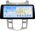 Магнитола для KIA Cerato 2 2008-2013 (климат, рамка серебро) - FarCar монитор 12.3" 2K QLED на Android 14, Быстрая, CarPlay, 4G SIM-слот
