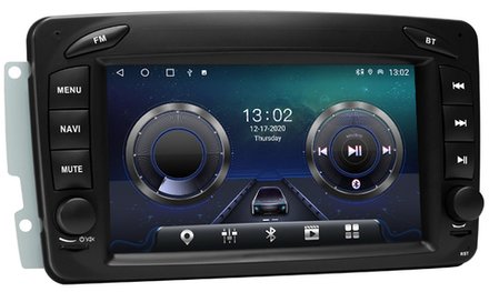 Магнитола для Mercedes-Benz G (W463) 2000-2006, C (W203) 2000-2004, A (W168) - Kuberg MKD-7108-S10 Android 12, ТОП процессор, 4Гб+64Гб, CarPlay, SIM-слот