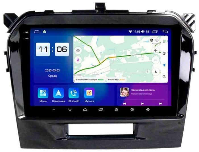 Магнитола для Suzuki Vitara 2015-2022 - Parafar PF996RN2K на Android 13, QLED+2K, ТОП процессор, 4Гб+32Гб, CarPlay, 4G SIM-слот