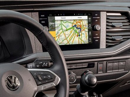 Навигационный блок для VolksWagen Multivan, Caravelle, Transporter 2020+ - Kuberg DZ-218 на Android 9.0, 2Гб-32Гб, 4G-SIM