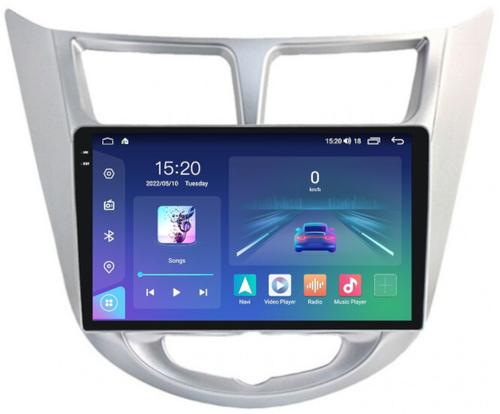 Магнитола для Hyundai Solaris 2010-2016 - Parafar PF067U2K на Android 13, QLED+2K, ТОП процессор, 8Гб+128Гб, CarPlay, 4G SIM-слот